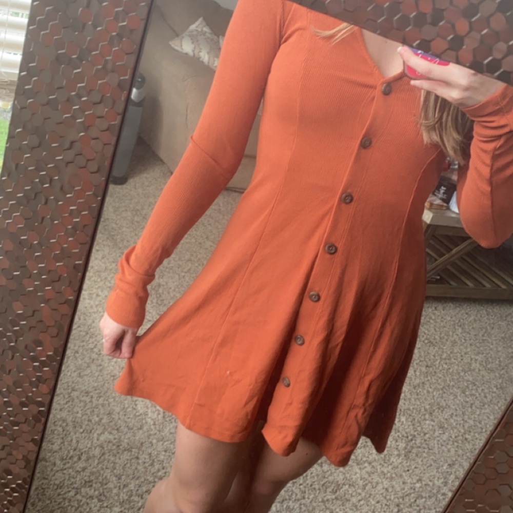 NEW! Forever 21 button up swing dress